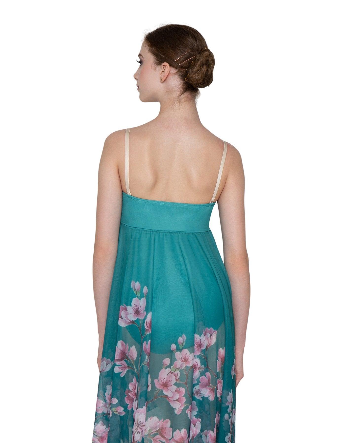 Cherry Blossom Chiffon Long Dress - Hamilton Theatrical