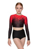 Thorns LS Triangle Back Crop Top - Hamilton Theatrical