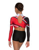 Cheer Leader LS Crop Top - Hamilton Theatrical