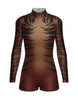 Cats Stripes LS Biketard - Hamilton Theatrical