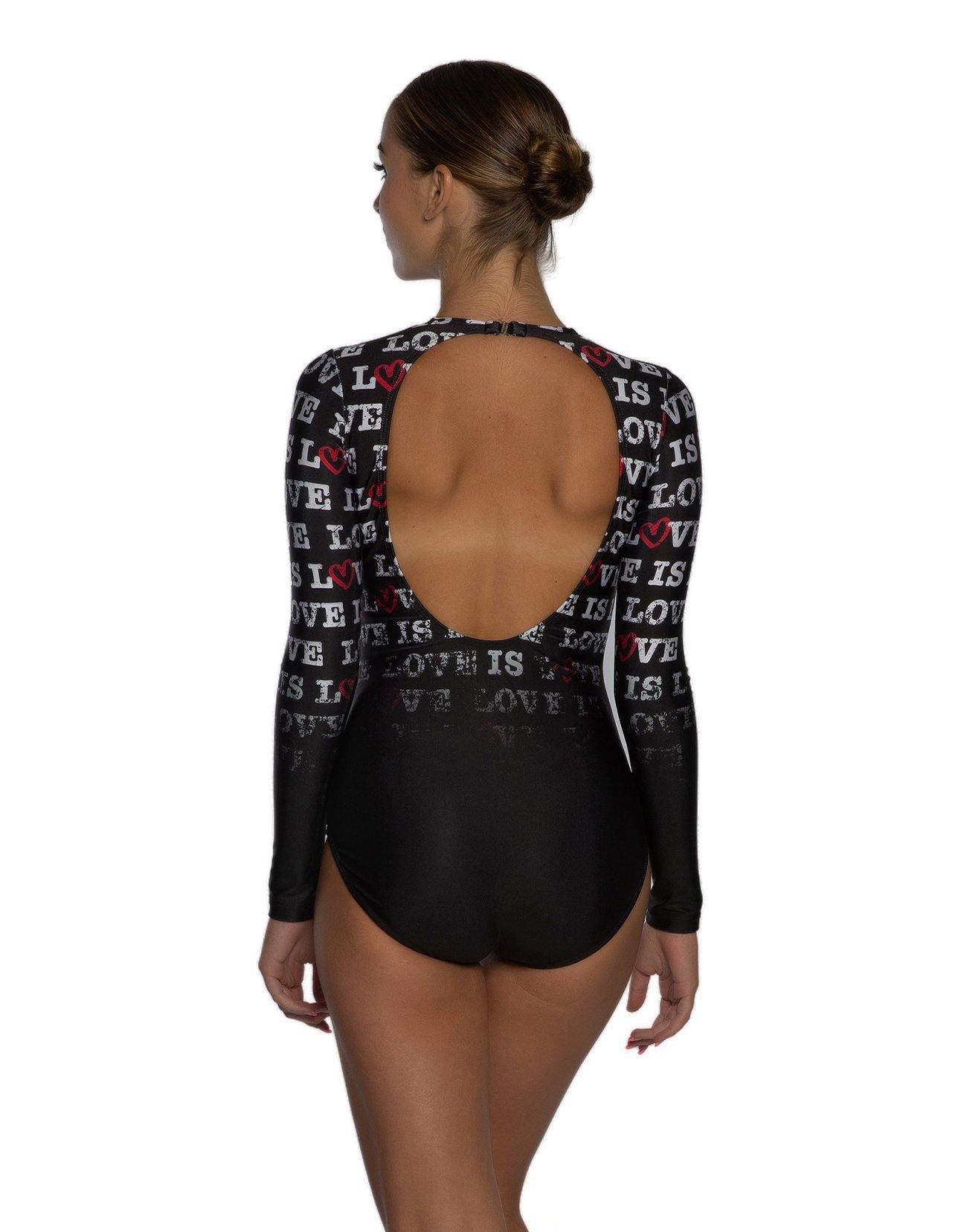 Love is Love LS Open Back Leotard - Hamilton Theatrical