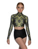 Snake Long Sleeve Crop Top - Hamilton Theatrical