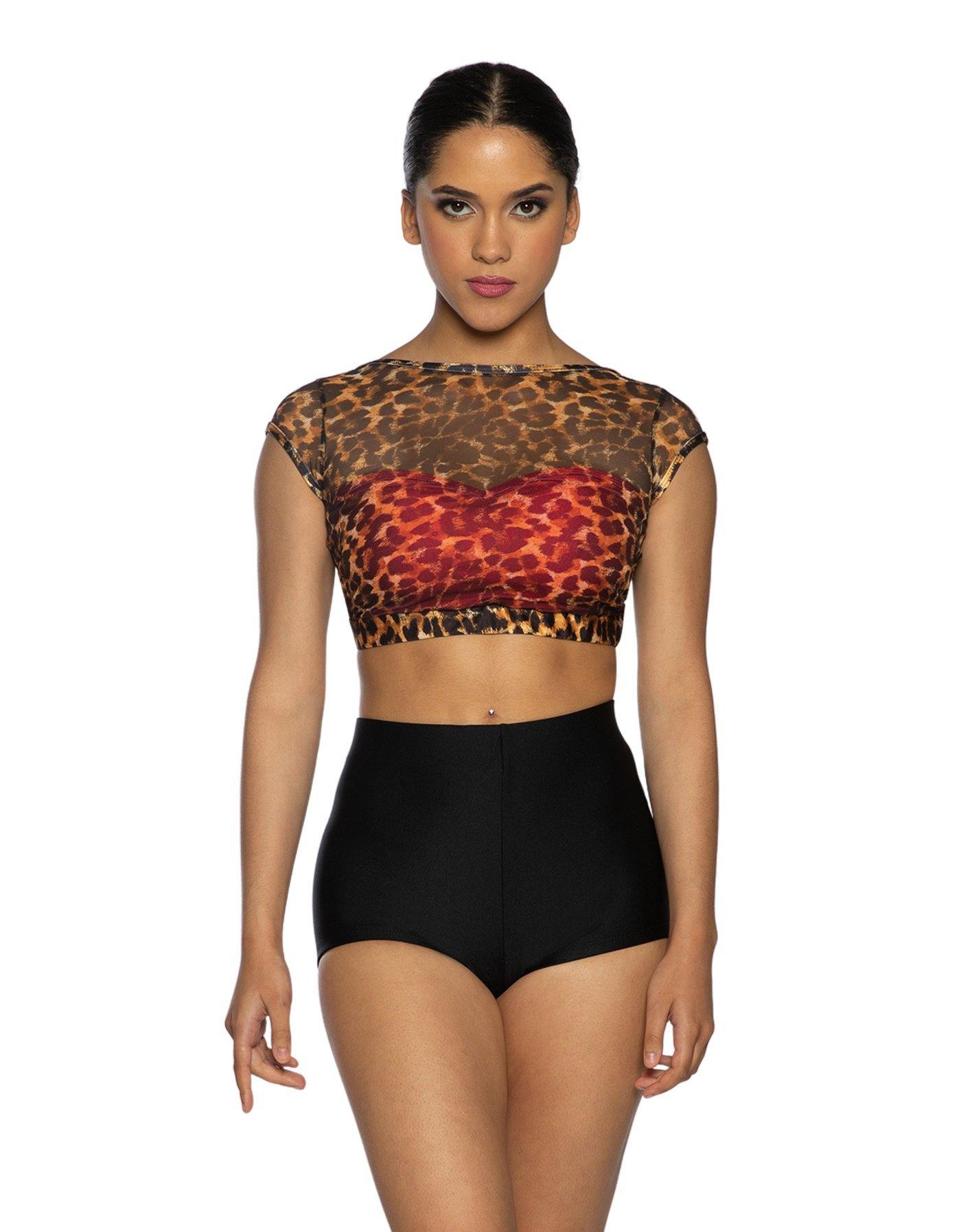 Fierce Mesh Bow Back Crop - Hamilton Theatrical