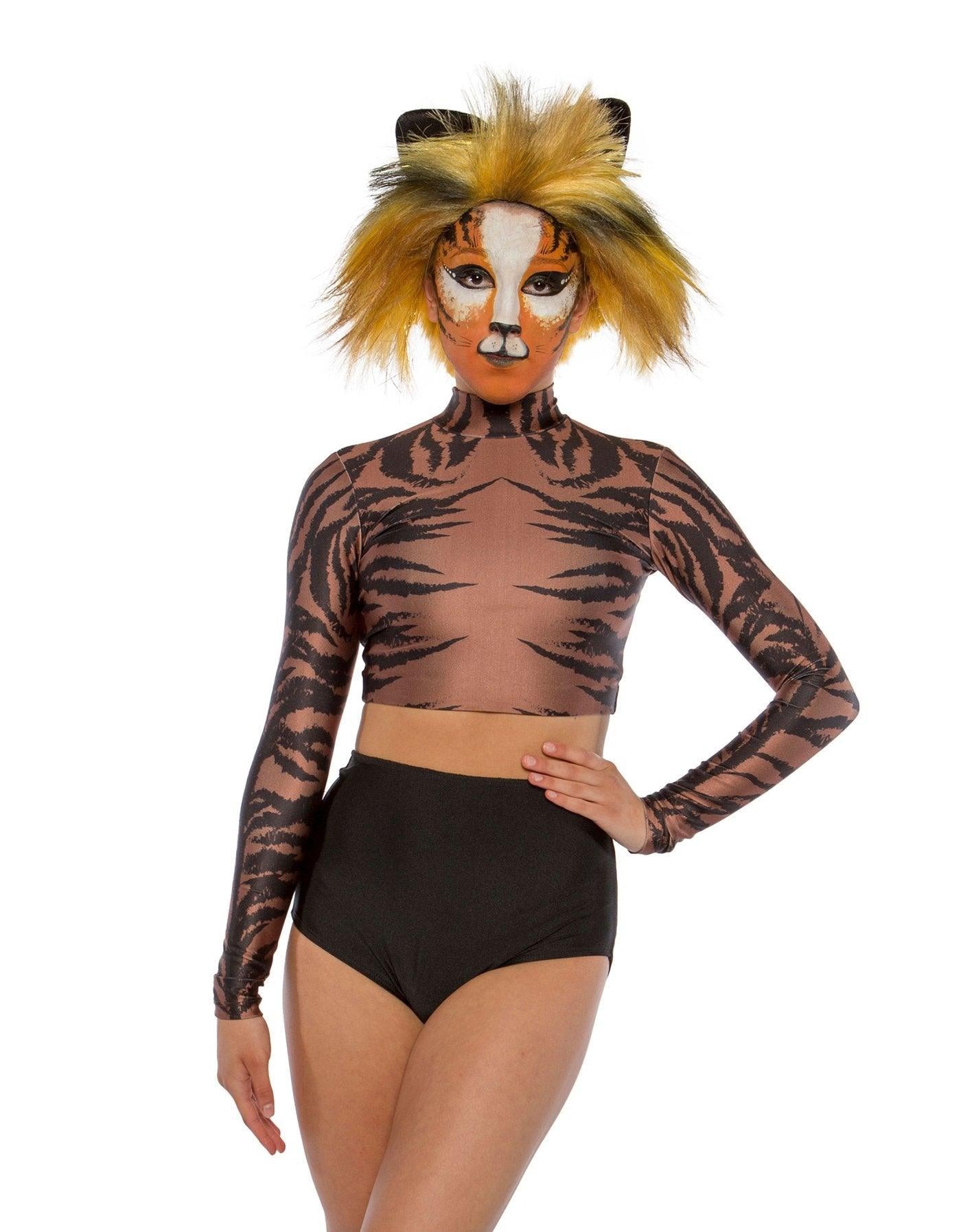 Cats Stripes LS Crop Top - Hamilton Theatrical