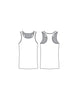 Iced Racer Strap Tank - Hamilton Theatrical