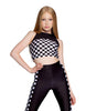 Checkers Sleeveless Crop Top - Hamilton Theatrical