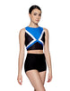 Colour Block Sleeveless Crop Top - Hamilton Theatrical