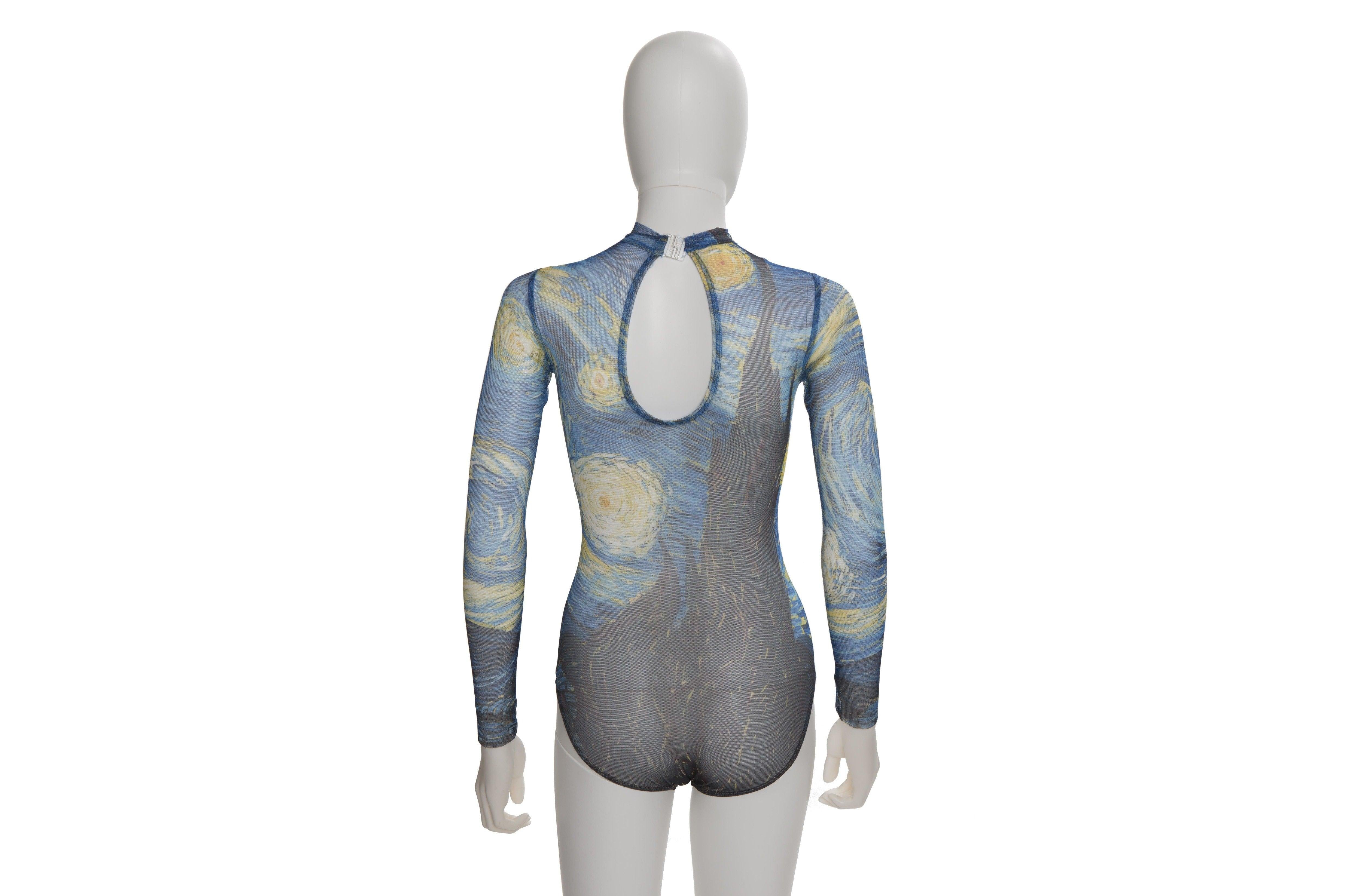 The Starry Night Long Sleeve Leotard Mesh - Hamilton Theatrical