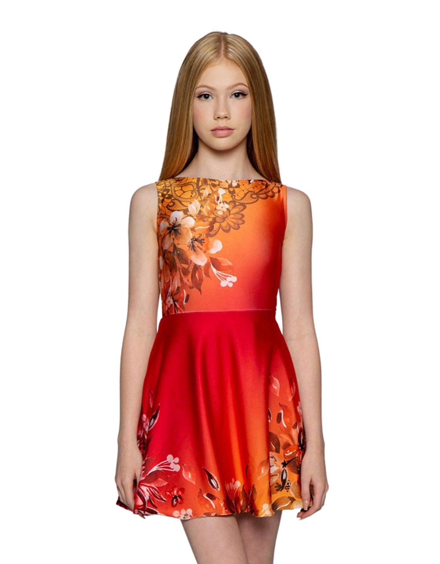 Falling Petals Convertible Tank Dress - Hamilton Theatrical