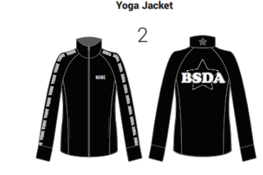 Brandon School of Dance Black Yoga Jacket