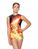 Lava Sleeveless Circle Back Biketard - Hamilton Theatrical