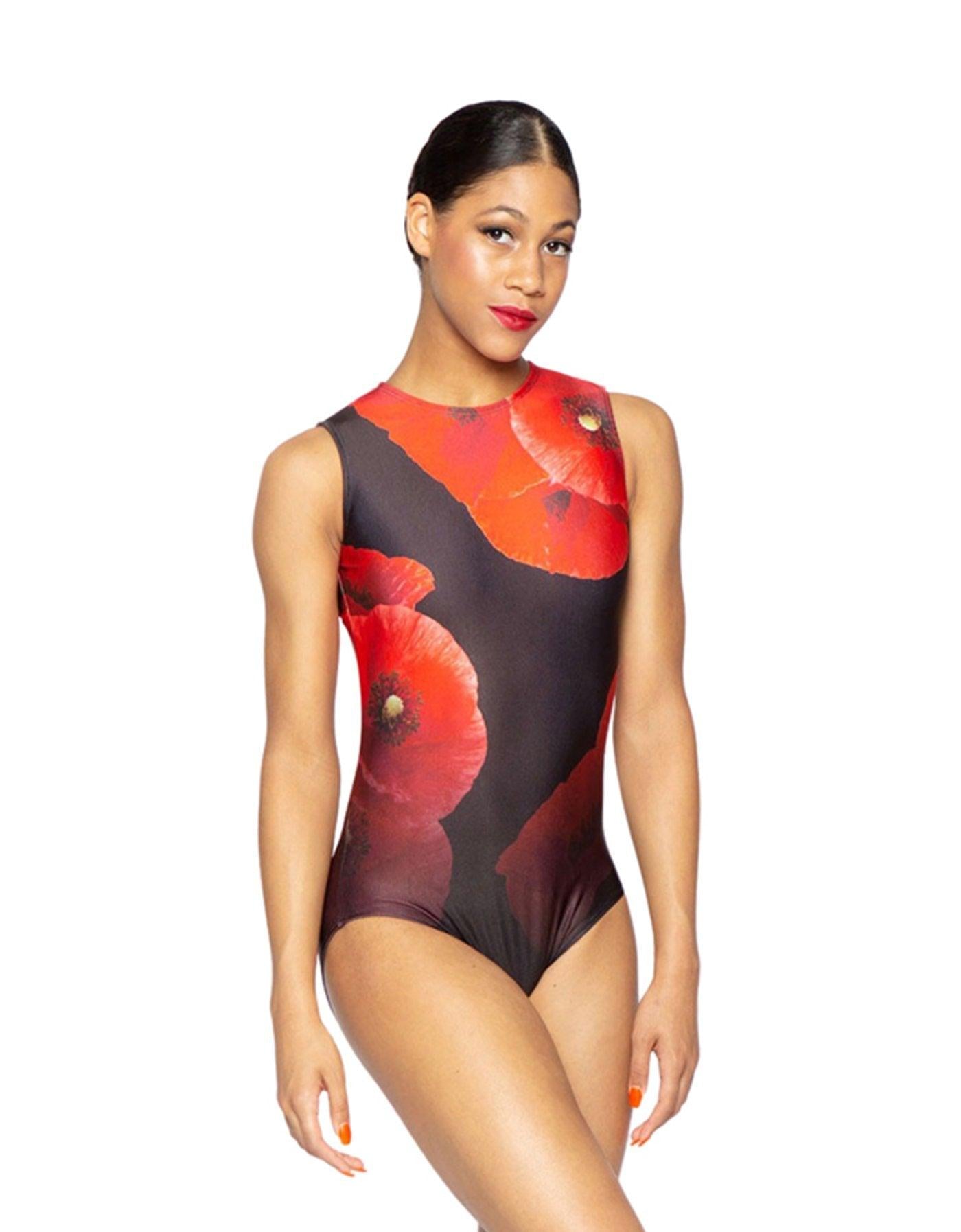 Poppy Sleeveless Circle Back Leotard - Hamilton Theatrical