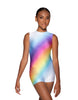 Rainbow Connection Sleeveless Open Back Biketard - Hamilton Theatrical