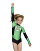 Green Power Leotard - Hamilton Theatrical