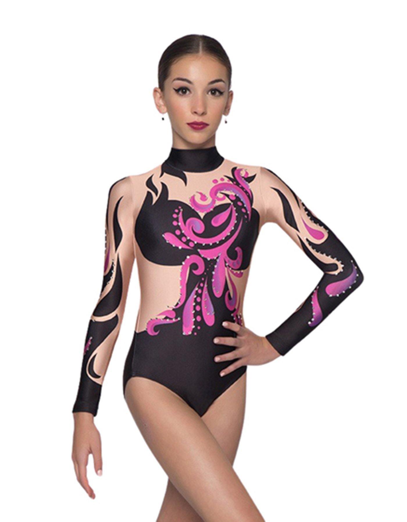 Swirl LS Leotard - Hamilton Theatrical